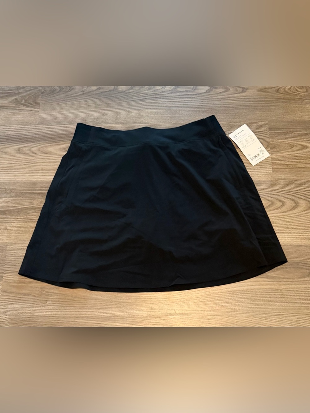 Athleta Brooklyn Heights Skort Black Women’s size 12 NWT Golf Tennis Pockets